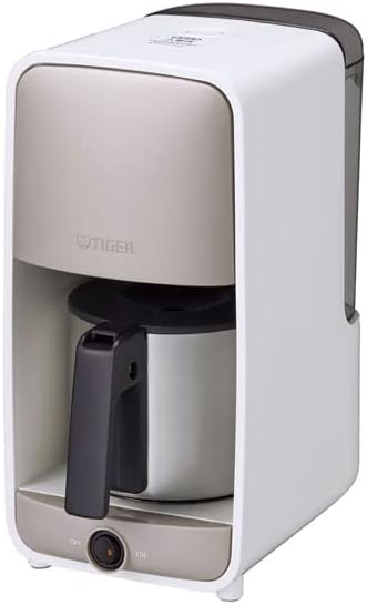 Japanese TIGER ADC-A061 American-style grinded coffee maker for six people, stainless steel, 0.8L