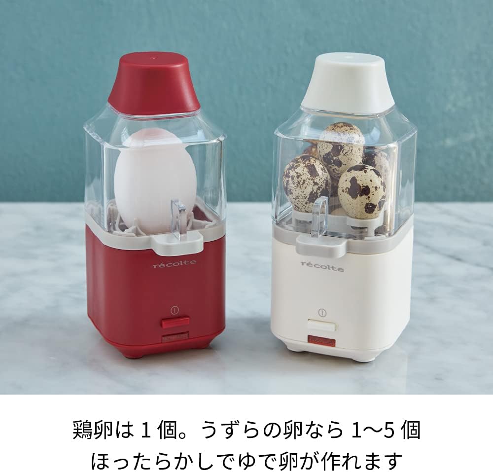 日本直送 Recolte 蒸蛋器 RES-1 健康 鵪鶉蛋 雞蛋 最小尺寸 小巧 半熟雞蛋
