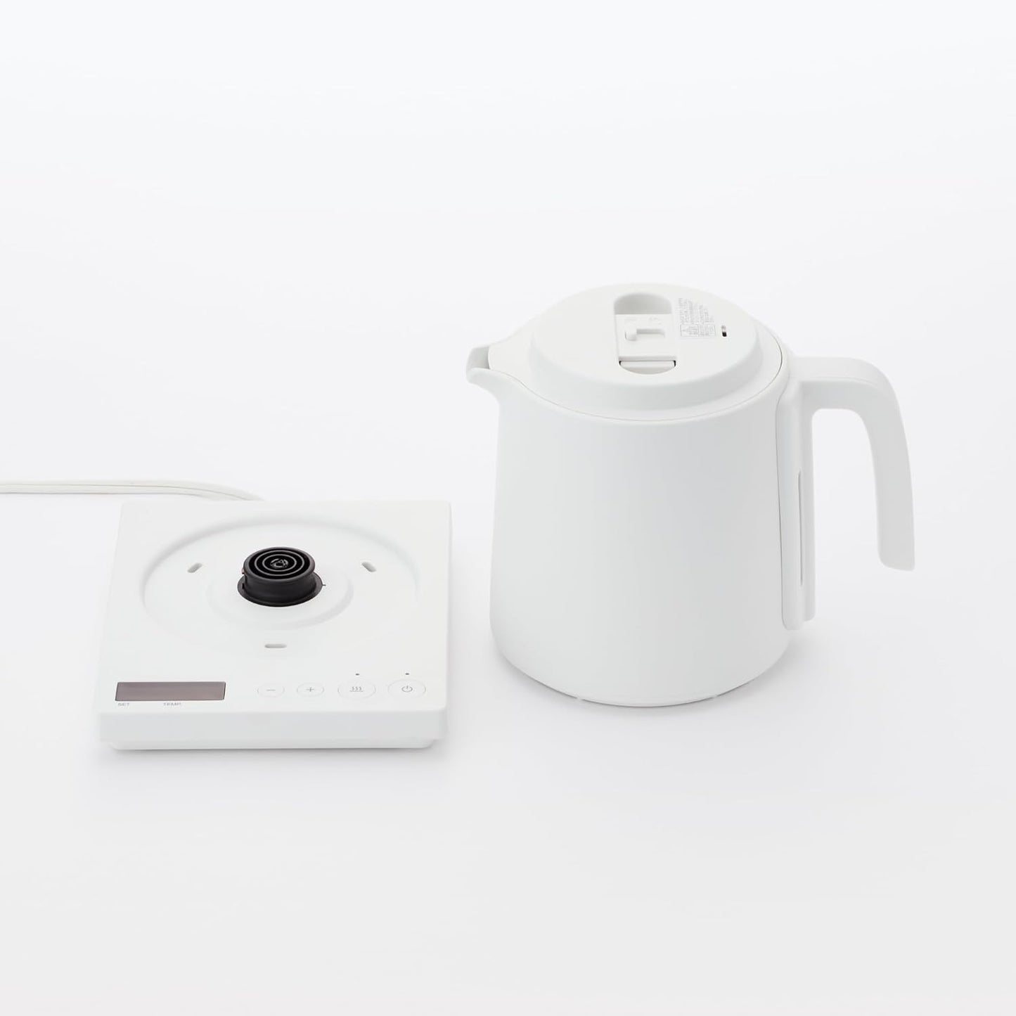 24年新品 MUJI 無印良品 附控溫功能 電熱水壺 0.8L 日本直郵 MJ-KEC08