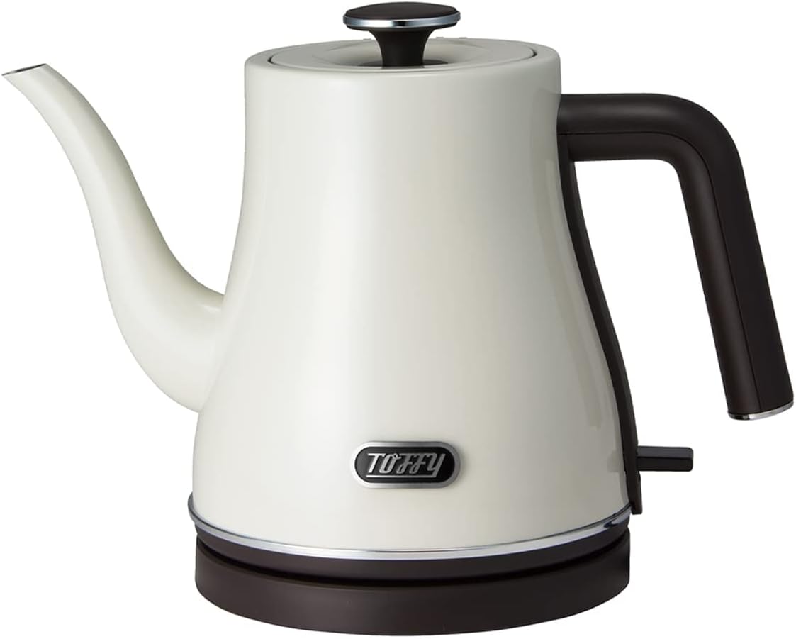 日本 Toffy 咖啡 咖啡壺 手沖壺 K-KT4 0.8L 白色 淡青色