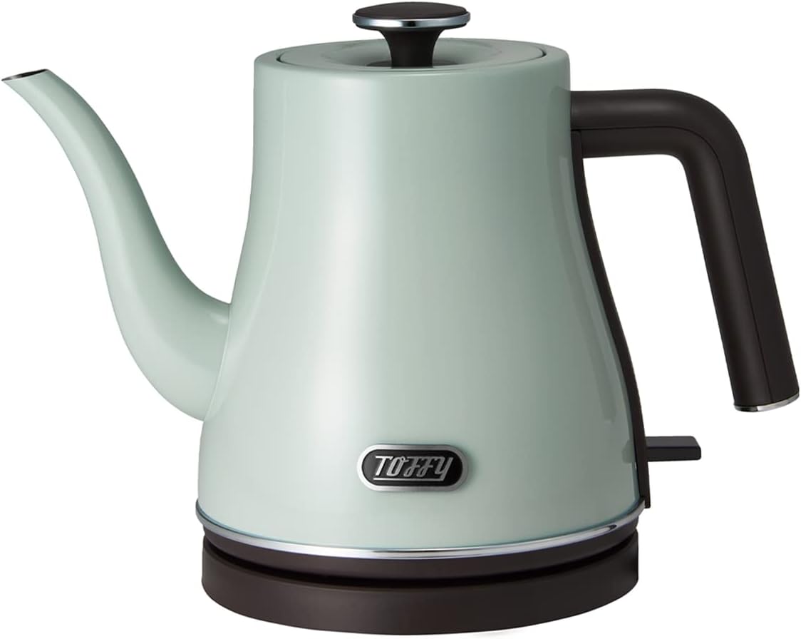 日本 Toffy 咖啡 咖啡壺 手沖壺 K-KT4 0.8L 白色 淡青色