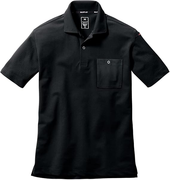 BURTLE 短袖Polo衫 667 工作服 全年 男士 女士 弹力 吸汗速干 除臭 工作服 BURTLE 附贴纸