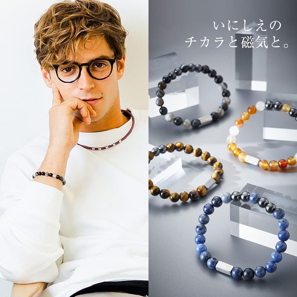 【Colantotte】克郎托天 日本天然石磁石手環 LOOP EN 100mTx4顆 磁力 手環手鍊 吟美健康