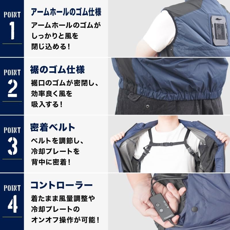 日本 thanko 新款 TKCV24 單品 空調服專用 作業服 工作服 電池 風扇