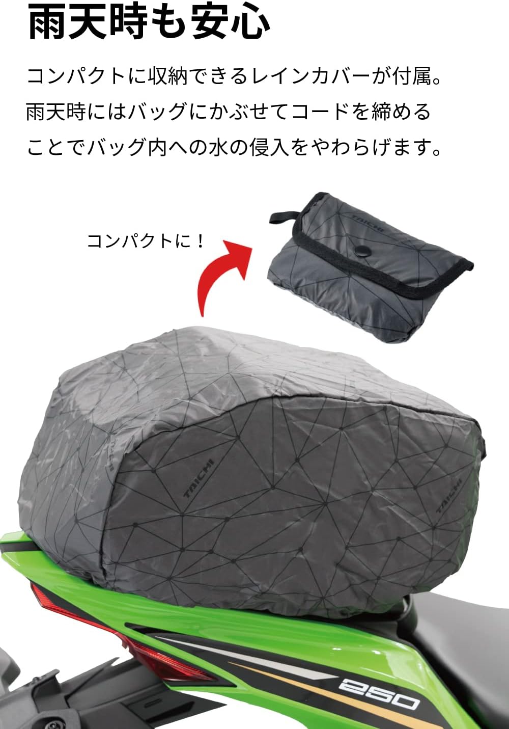 RS TAICHI RSB312 座墊包 10L 後座包 快拆 附防雨罩
