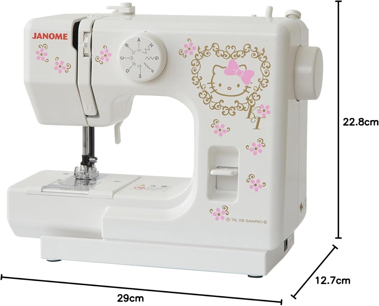 車樂美 小型縫紉機 JANOME 日本 手提裁縫機 可愛 Kitty KT-35 PN-20 迷你 裁縫
