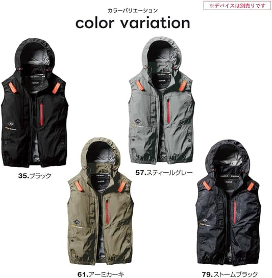 2025 新色 迷彩綠 日本 Burtle 無袖背心 短袖 長袖 空調服 作業服 AC2084