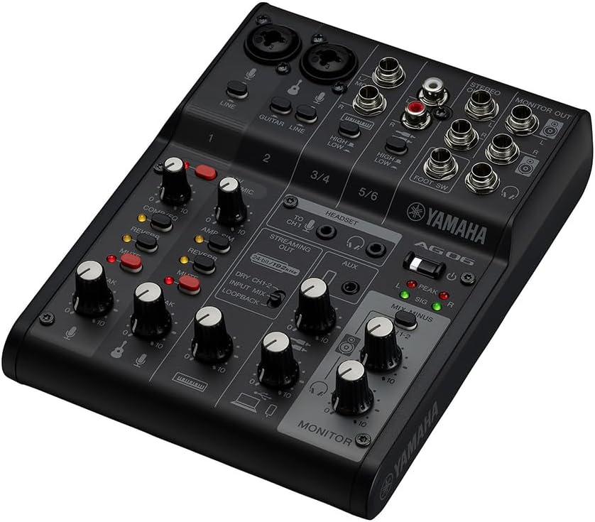 Japan imported YAMAHA AG06MK2 AG06 MK2 mixer supports 48V AG-06