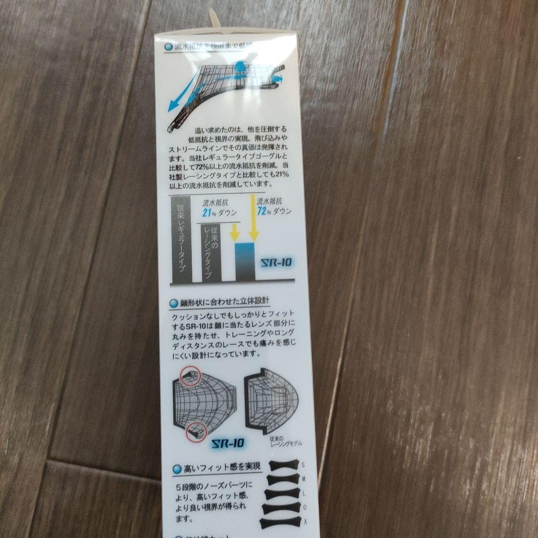 日本製 SWANS Sniper低水阻泳鏡SR-10N無軟墊框防黴舒適系列 蛙鏡FINA承認