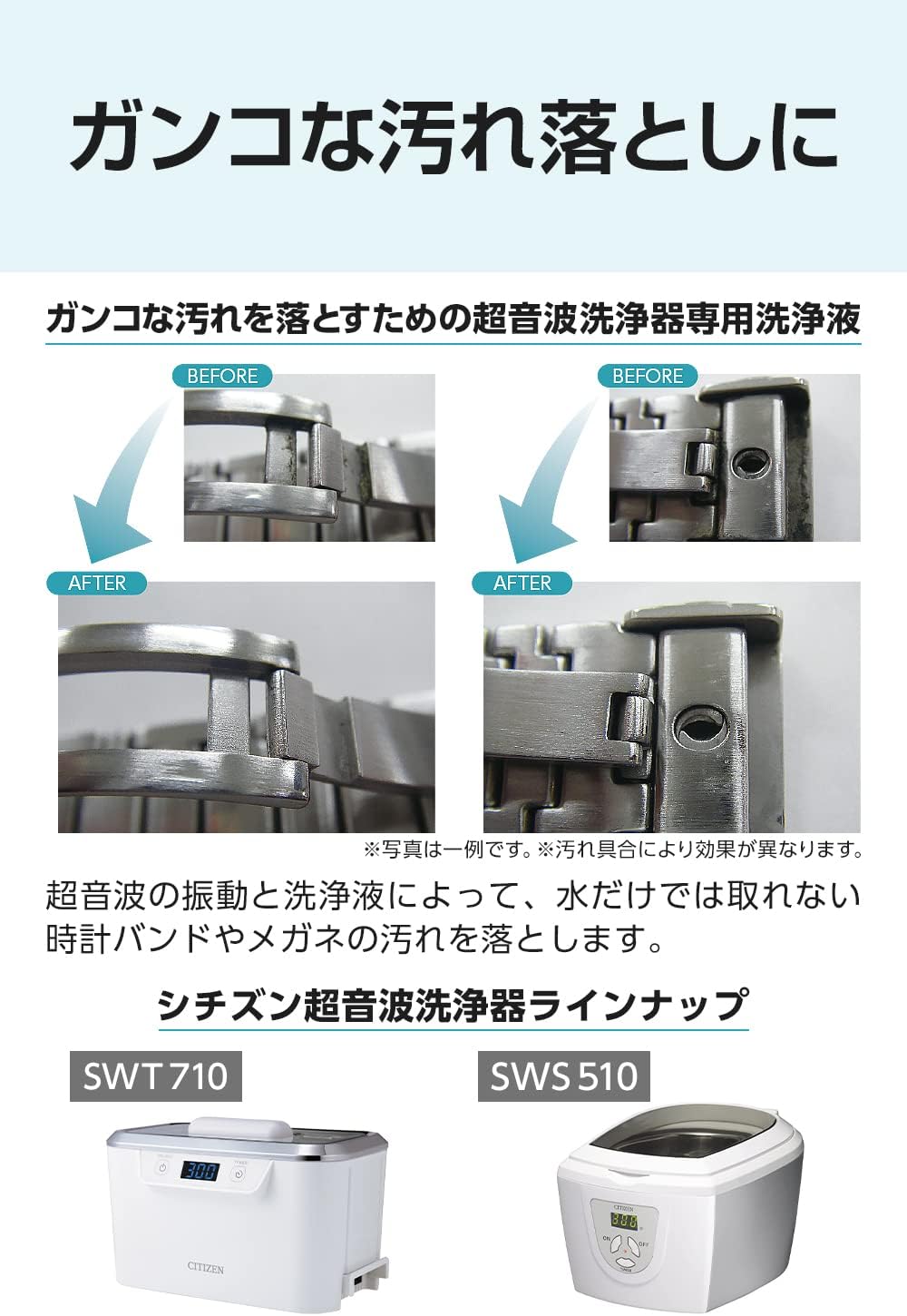 日本 CITIZEN 星辰 超音波專用清潔液 WL100 洗淨液 超音波清洗器 SWT710適用 錶帶 眼鏡