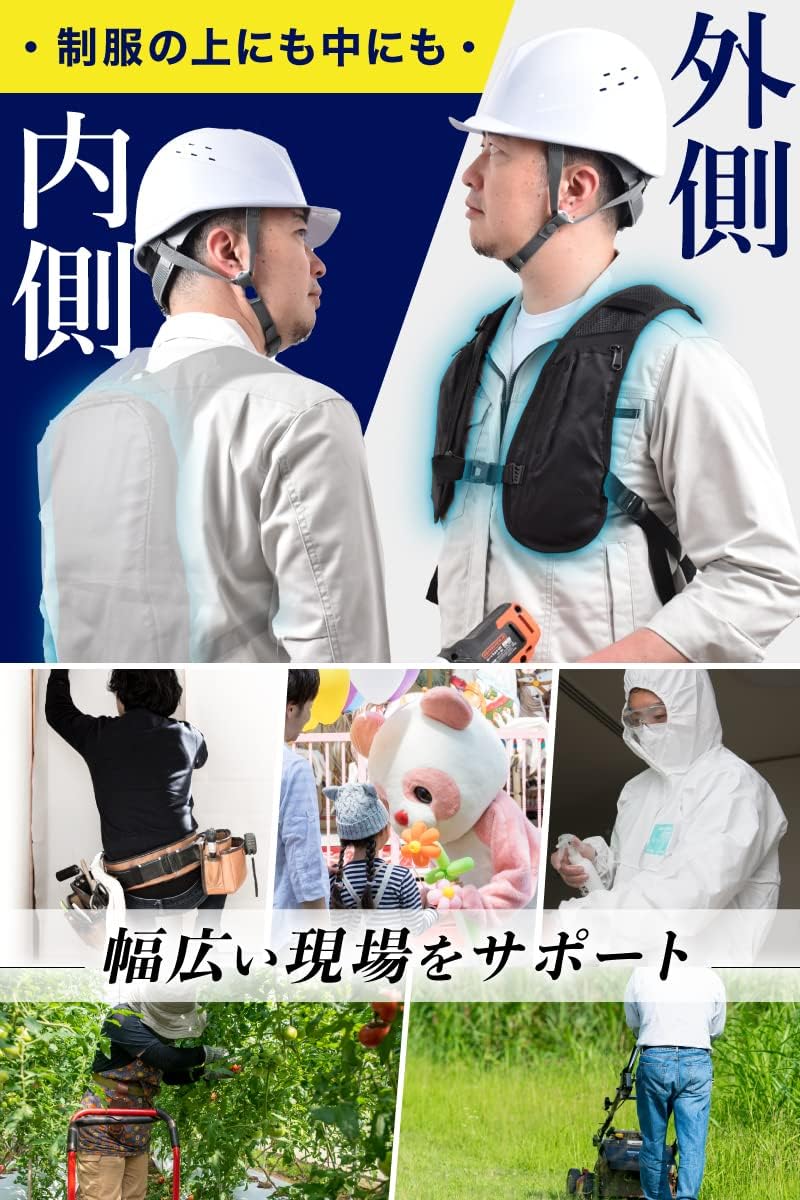 日本 THANKO WACOVEC USB 水冷式 降溫背心 水冷背心 冰涼 涼感 工地 務農 防中暑 消暑