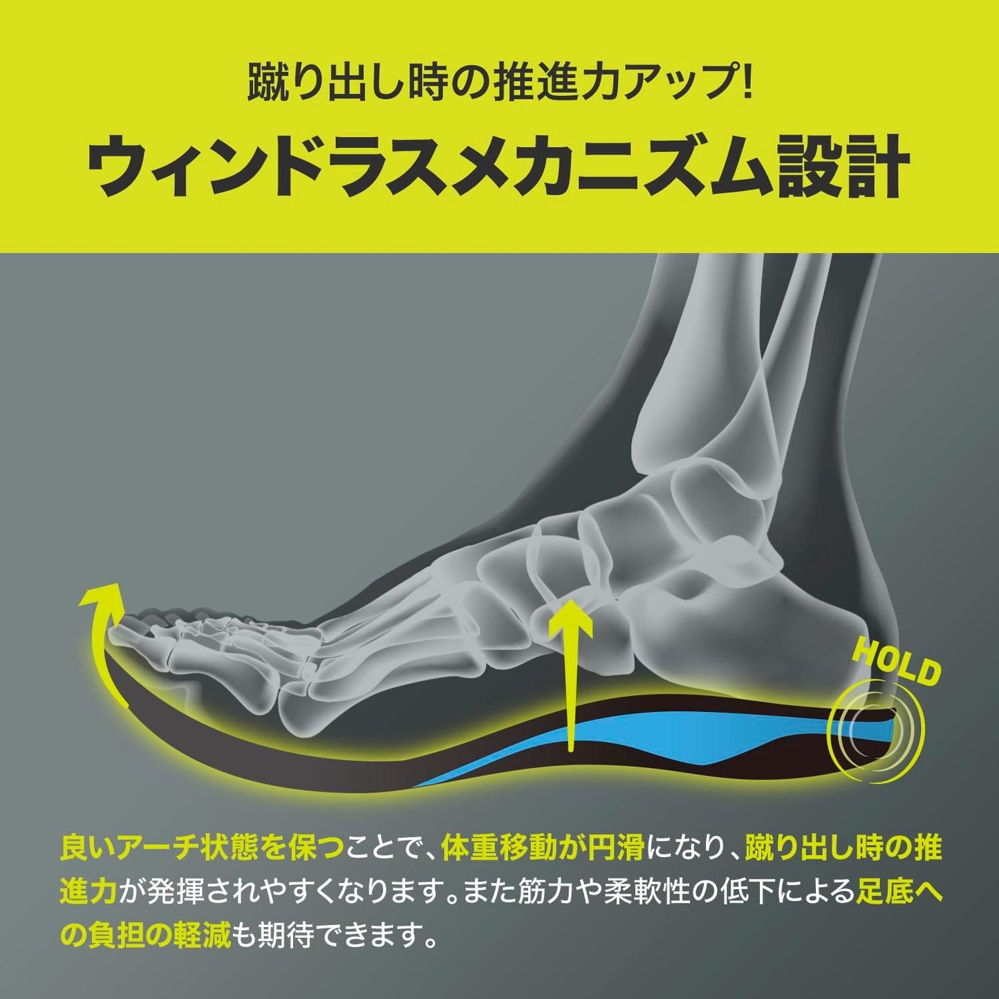 日本 ZAMST Footcraft Standard 鞋墊 中足弓減震墊 籃球 排球 足球 網球跑步 登山 所有運動