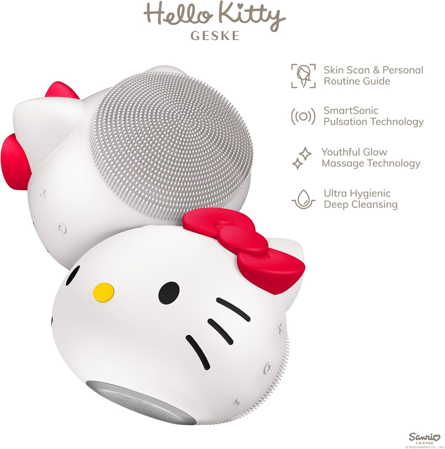 GESKE HK000009ST01 電動潔顏刷 毛孔護理 Hello Kitty