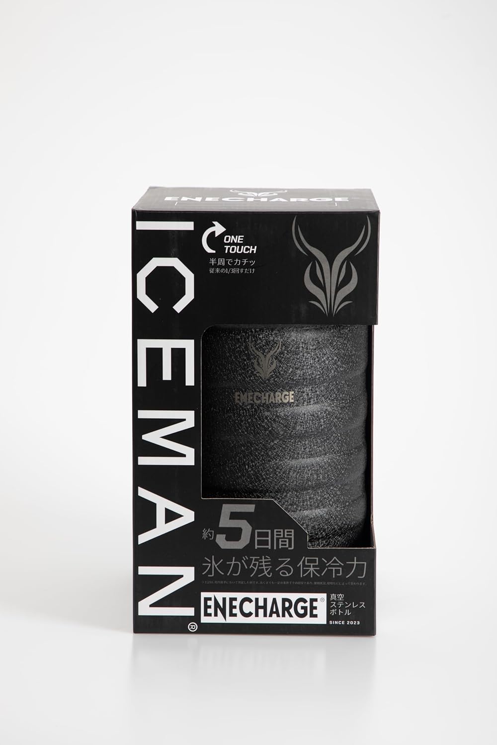 (Y'sGOD JAPAN) 2025 ICEMAN ICM-EC6 Black Plastic Bottle Cooler Box