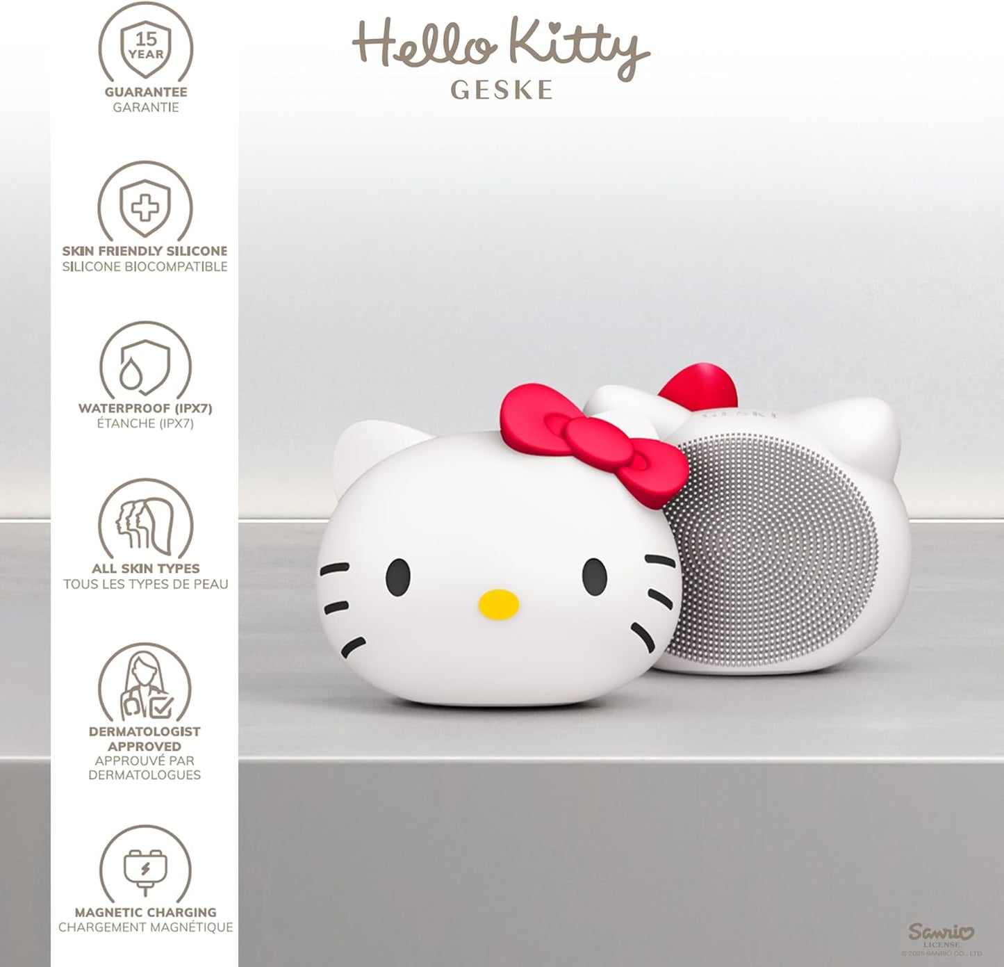 GESKE HK000009ST01 電動潔顏刷 毛孔護理 Hello Kitty