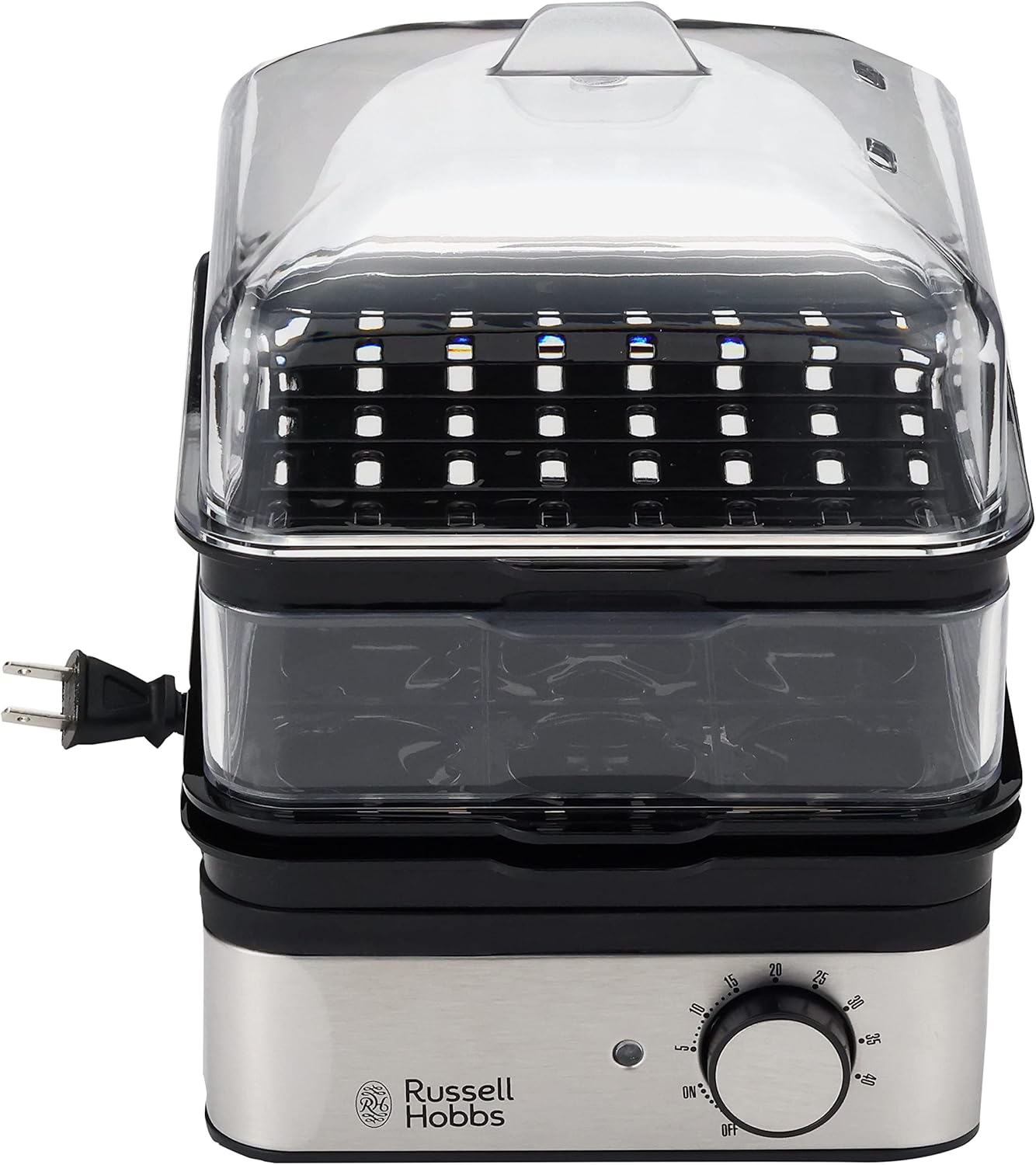 日本 Russell hobbs 蒸蛋器 蒸籠 兩層設計 定時設計 煮蛋機 7910JP 煮蛋機 電動煮蛋器 溫泉