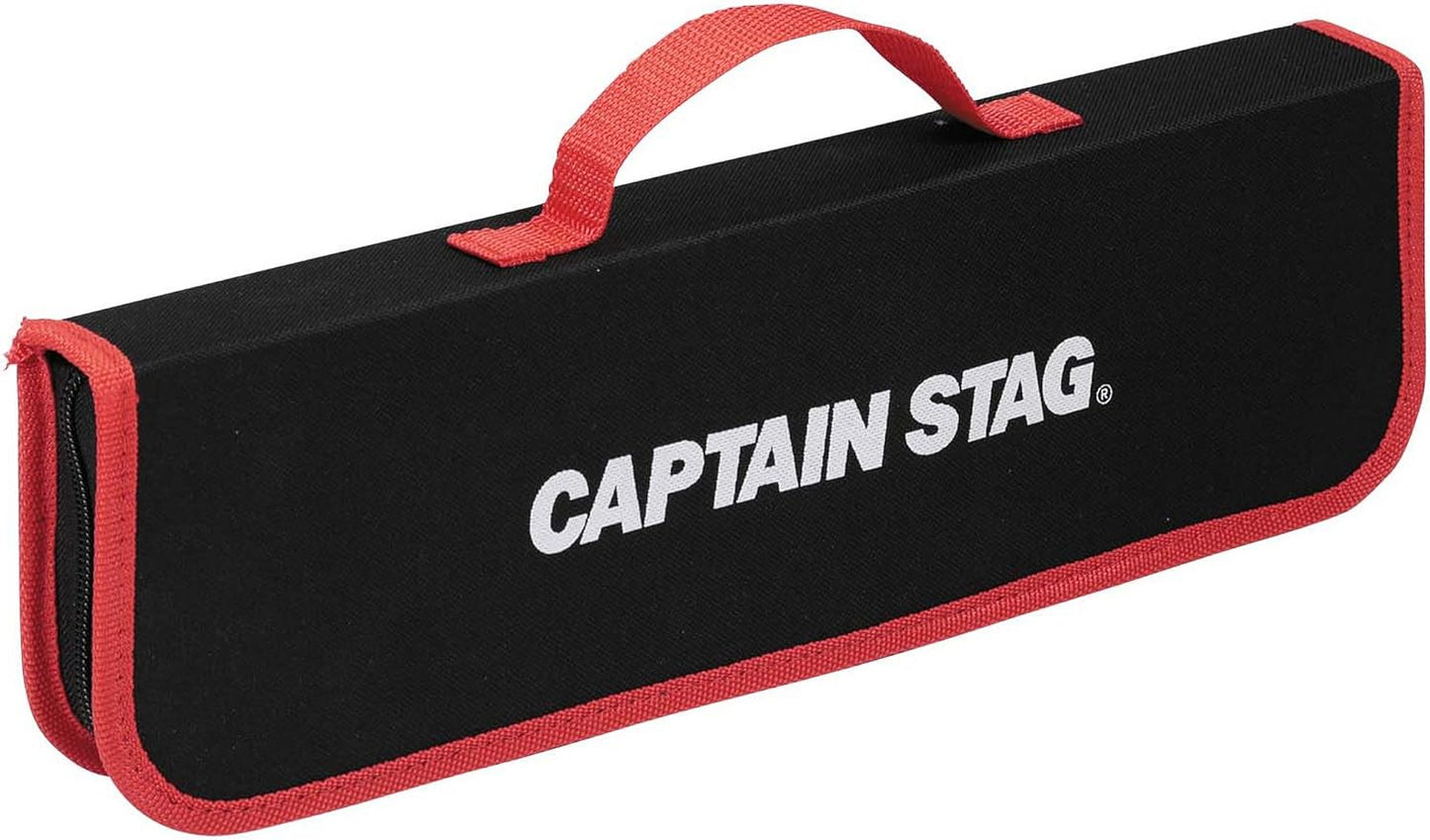 日本 CAPTAIN STAG 鹿牌 UG-3249 不鏽鋼廚具組 鏟子 叉子 夾子 刀子 烤肉 BBQ