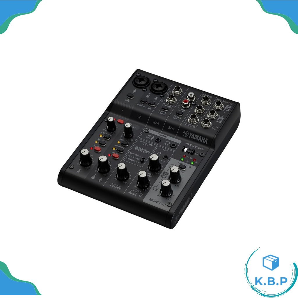 Japan imported YAMAHA AG06MK2 AG06 MK2 mixer supports 48V AG-06 Japan imported YAMAHA AG06MK2 AG06 MK2 mixer supports 48V AG-06