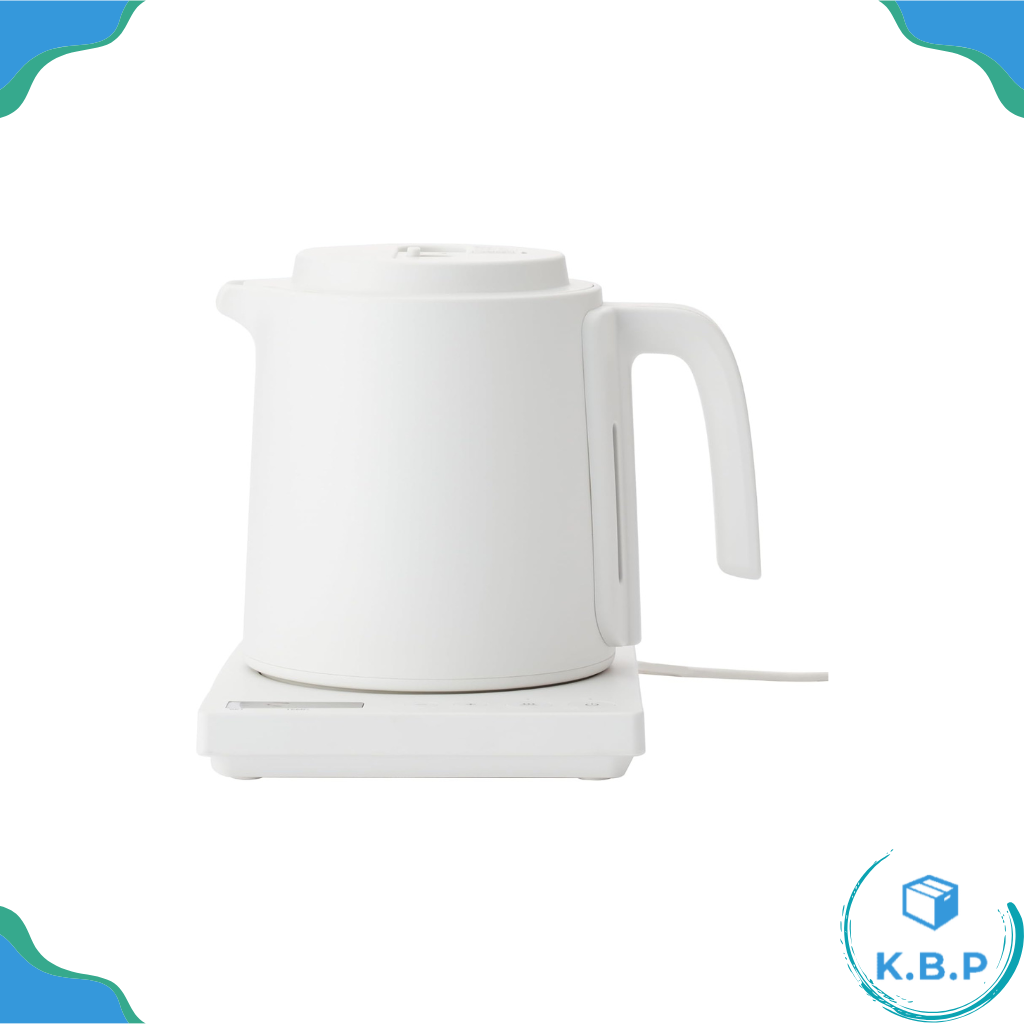 24年新品 MUJI 無印良品 附控溫功能 電熱水壺 0.8L 日本直郵 MJ-KEC08