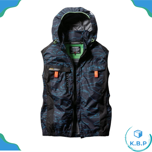 2024 New Color Camouflage Green Japan Burtle Sleeveless Vest Short Sleeve Long Sleeve Air Conditioning Clothes Work Clothes AC2024