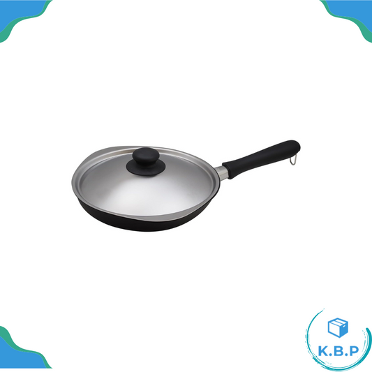 SORI YANAGI frying pan with lid, special processing for IH induction cooker, mesh processing, made in Japan