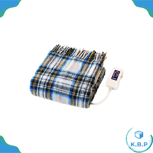 Made in Japan Sugiyama Textile NA-055H Single Blanket Electric Blanket Warm Blanket Sugiyama Plaid Washable Red Gray Can Be Used as Shawl