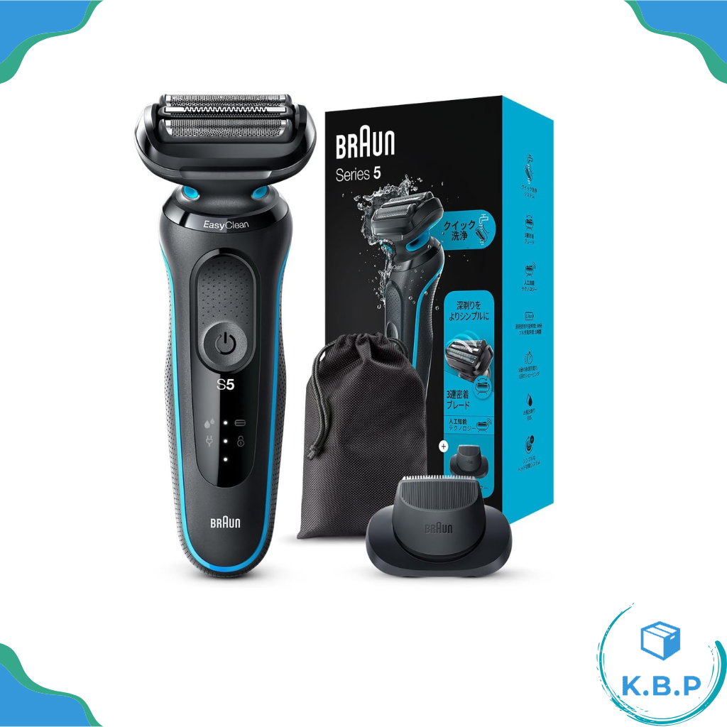 日本 德國百靈BRAUN-新5系列免拆快洗電動刮鬍刀51-M1200s
