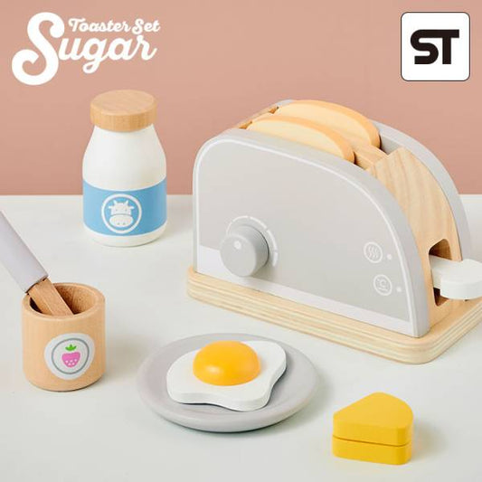 おままごと トースターセット Sugar(シュガー) 10点セット