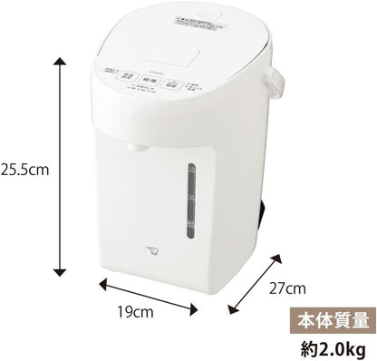 日本 Zojirushi 象印 22年款 電水壺 CP-EA20 2L 熱水壺 3段溫度調節 保溫瓶