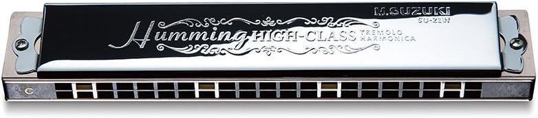 Suzuki SU-21W 21-Hole Duplication Harmonica Suzuki Luxury Humming Su-21W C-Tone