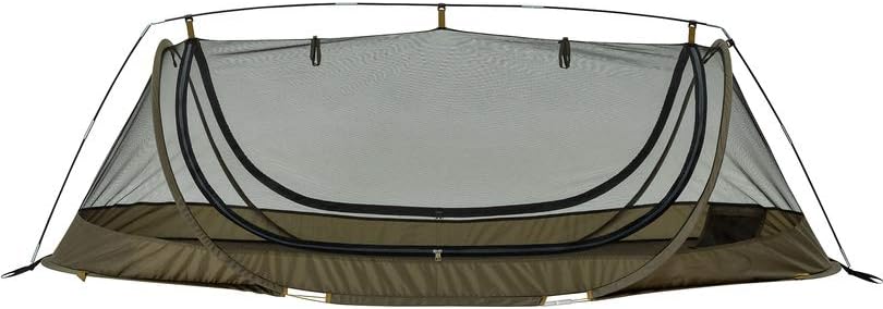 Japan Alpine DESIGN - Single person quick throw military tent Japanese marching tent instant throw instant fold yarn net mosquito net WAQ Helinox