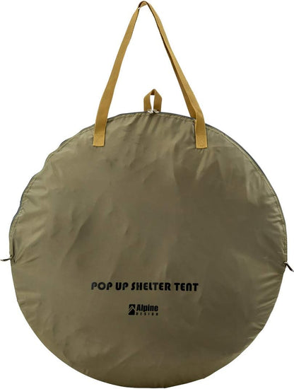 Japan Alpine DESIGN - Single person quick throw military tent Japanese marching tent instant throw instant fold yarn net mosquito net WAQ Helinox