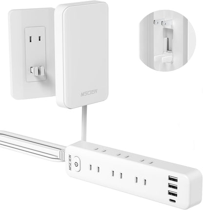 Mscien Baby Outlet Cover, Securing 2 Plugs, Hard to Fall Out, Power Tap