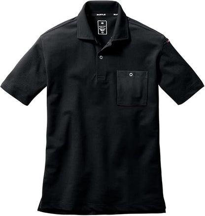 BURTLE 短袖Polo衫 667 工作服 全年 男士 女士 弹力 吸汗速干 除臭 工作服 BURTLE 附贴纸