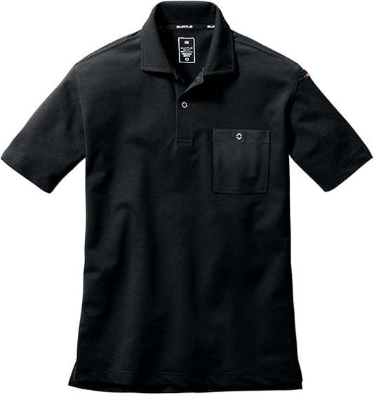 BURTLE 短袖Polo衫 667 工作服 全年 男士 女士 弹力 吸汗速干 除臭 工作服 BURTLE 附贴纸