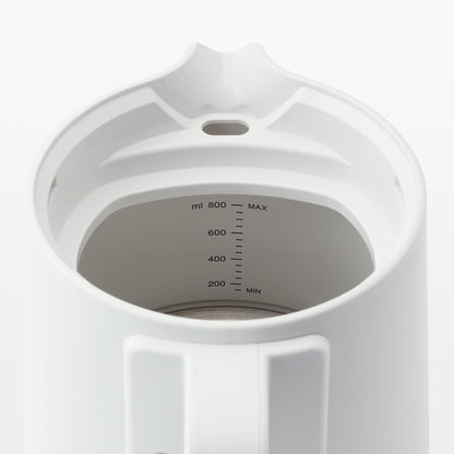 24年新品 MUJI 無印良品 附控溫功能 電熱水壺 0.8L 日本直郵 MJ-KEC08