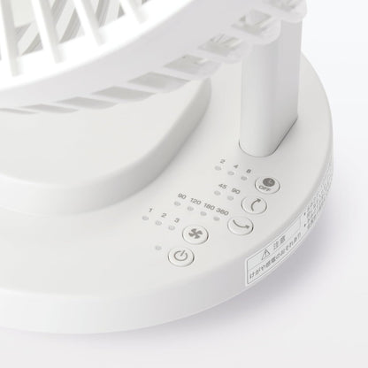 日本2024年 無印良品 MUJI  MJ-OCF18循環風扇 夏季新品 適用18帖大小 360度搖擺 含香薰盒 斷電自
