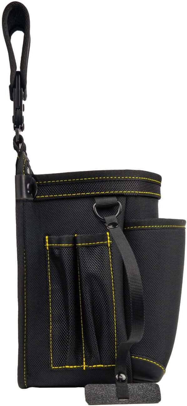 SUNODA LOCX LX-PO2B Removable Waist Bag, 2 Tiers, with Detachable Buckle, Carbide for Work, Electricians, Waist Tool