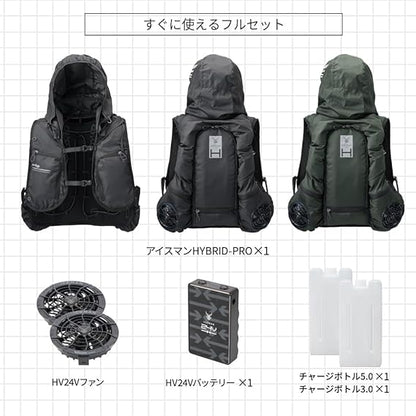 日本 Iceman HYBRID PRO 涼感背心 工作服 外套 冷感 降溫消暑 媽祖遶境 工地 外送 運動