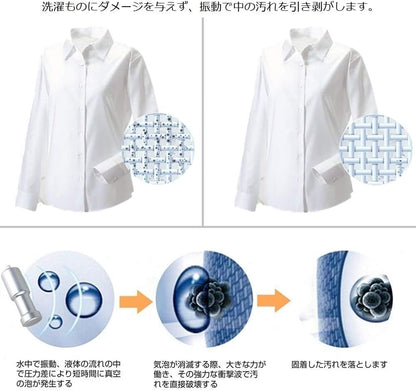 Japan Blumway powerful ultrasonic cleaning machine 50,000 times per second high-speed vibration cleaning rod cleaning machine dishes clothes dentures watches jewelry metal 