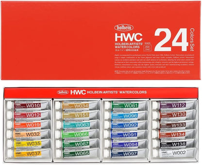 Japan Holbein Transparent Watercolor 5ml 24/ 30/ 48/ 60/ 108 Colors 
