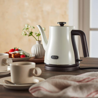 日本 Toffy 咖啡 咖啡壺 手沖壺 K-KT4 0.8L 白色 淡青色