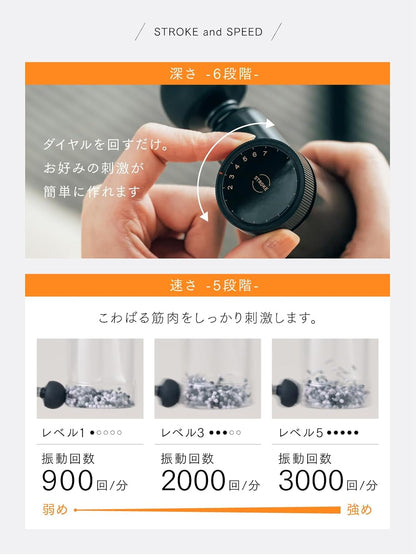 Japan MYTREX REBIVE MINI XS2 handheld gun vibrator black light weight MT-RX2-24