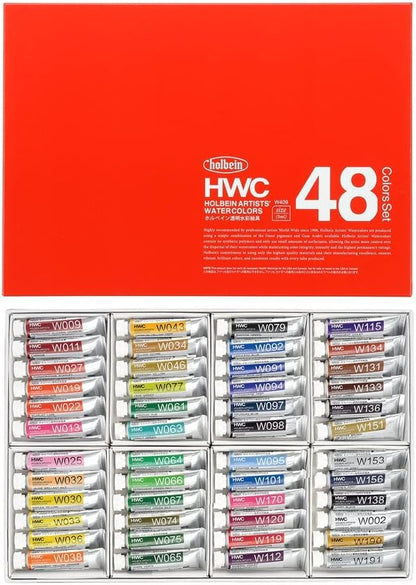 Japan Holbein Transparent Watercolor 5ml 24/ 30/ 48/ 60/ 108 Colors 