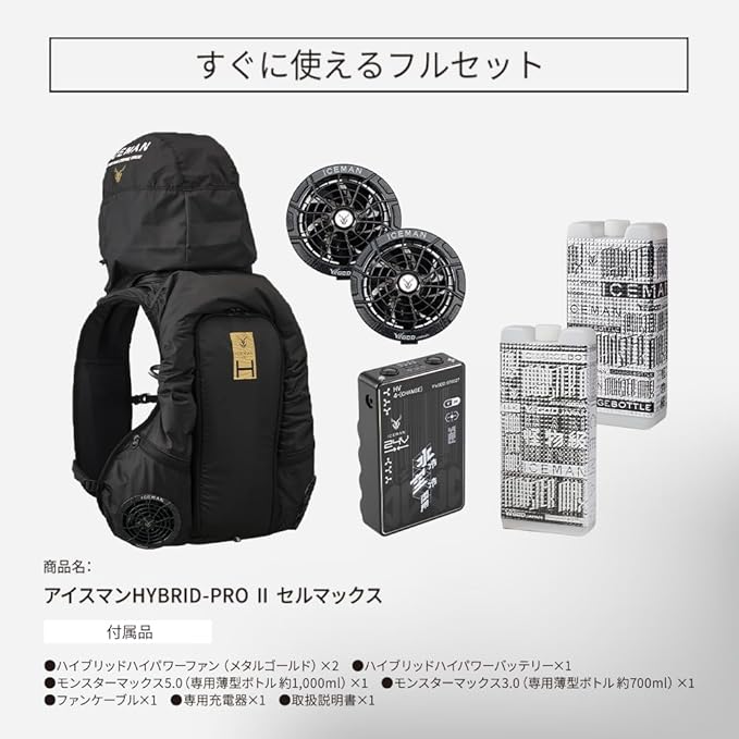 WORK Y'sGOD Japan Ice Man HYBRID-PRO II ICMPH2S-BLV-SET