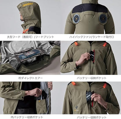 2025 新色 迷彩綠 日本 Burtle 無袖背心 短袖 長袖 空調服 作業服 AC2084