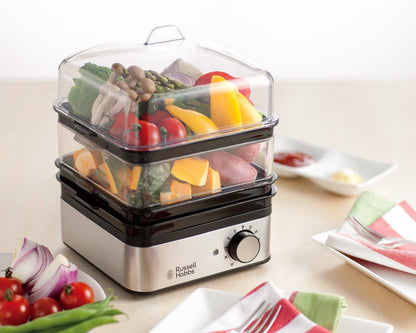 日本 Russell hobbs 蒸蛋器 蒸籠 兩層設計 定時設計 煮蛋機 7910JP 煮蛋機 電動煮蛋器 溫泉