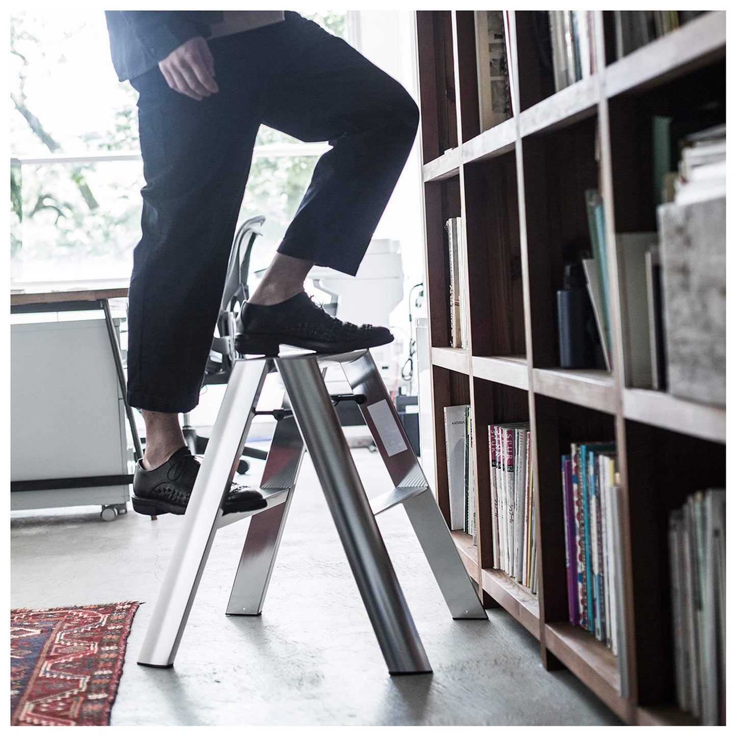 Hasegawa ladder lucano hasegawa special color gold/silver/copper work ladder photography ladder ladder folding ladder escalator ML2.0-j