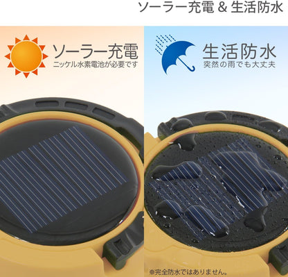 DOD 營舞者 LED輕量露營燈 ‎L1-427-TN 可折疊 照明設備 防水 露營燈 停電 防災用 太陽能充電 雙光源