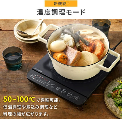 日本 IRIS OHYAMA IHK-T391 電磁爐 IH爐 1400W 6段火力 IHK-T37新款